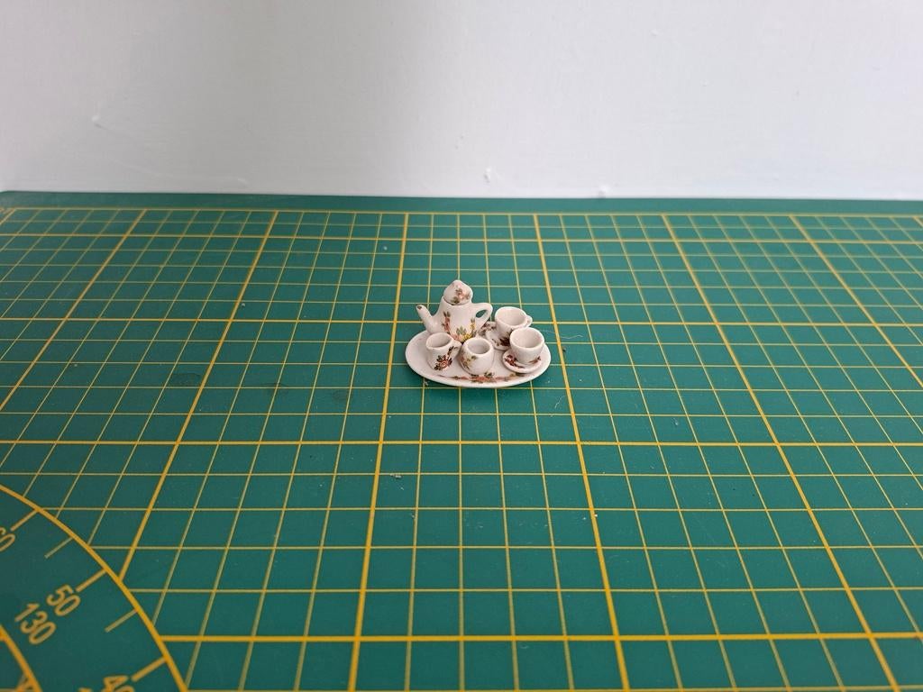 Poppenhuis serviesje., Verzamelen, Ophalen of Verzenden, Zo goed als nieuw, Poppenhuis