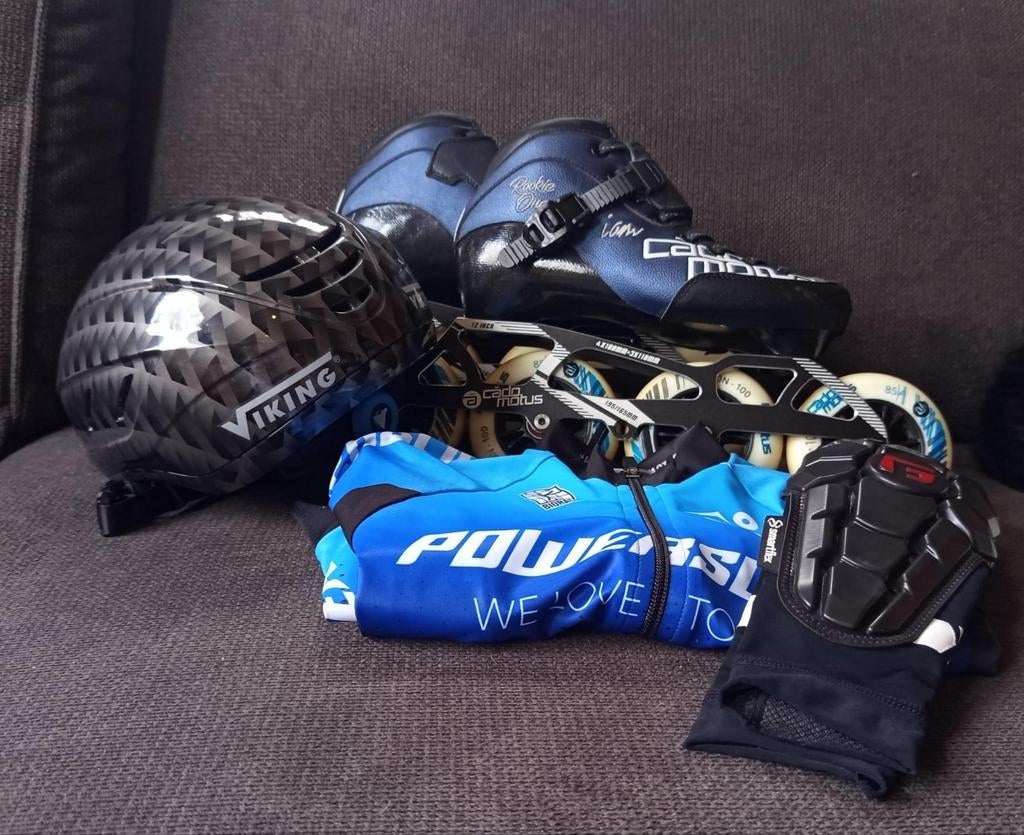 Skeeler set (5 stuks), Sport en Fitness, Skeelers, Verstelbaar, Overige typen, Zo goed als nieuw, Dames