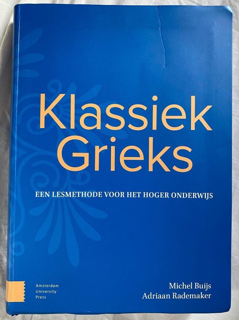 Klassiek Grieks - Een lesmethode voor het hoger onderwijs, Gelezen, Ophalen of Verzenden, WO, Michel Buijs en Adriaan Rademaker