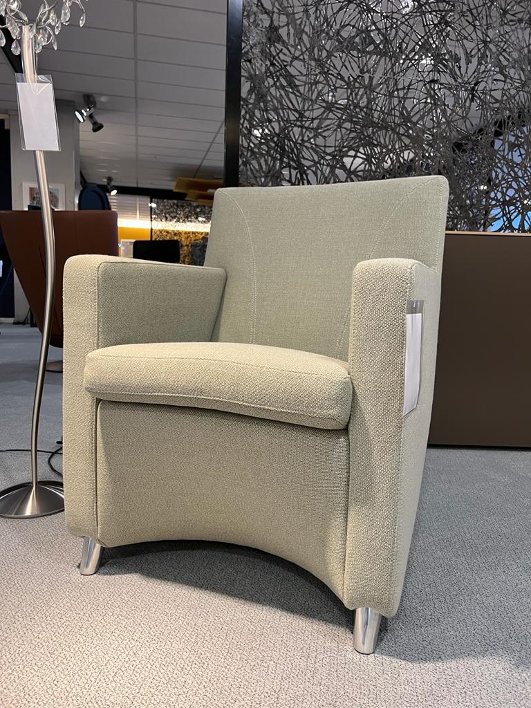 Nieuw Leolux Dolcinea Fauteuil Stof Prairie Design stoel, Leolux, Nieuw, 75 tot 100 cm, Ophalen of Verzenden