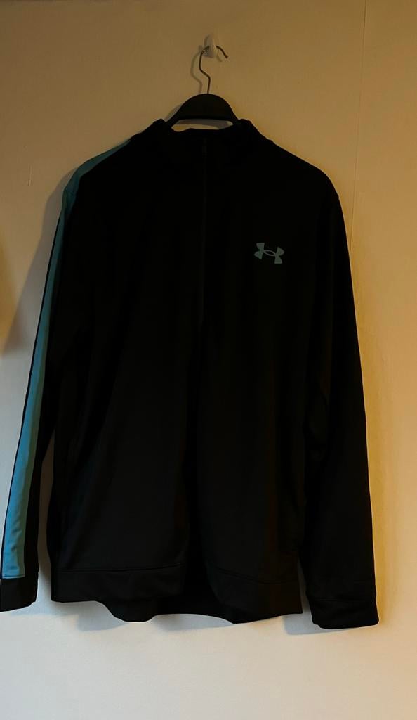 Trainingspak under armour zwart blauw xxl, Zwart, Overige maten, Ophalen of Verzenden, Zo goed als nieuw