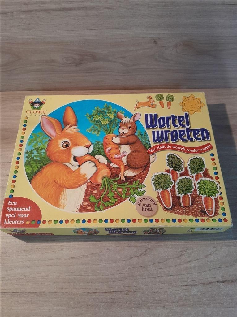 Wortel Wroeten - s6091, Hobby en Vrije tijd, Gezelschapsspellen | Bordspellen, Verzenden, Zo goed als nieuw