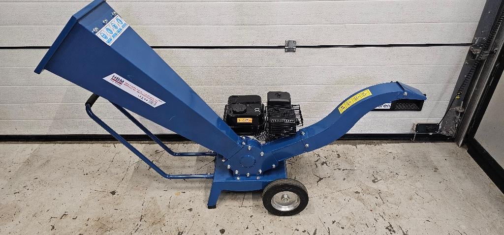 HBM Hakselaar - Houtversnipperaar 196 cc - 6,5 pk - 4 takt., Ophalen of Verzenden, Zo goed als nieuw, Benzine