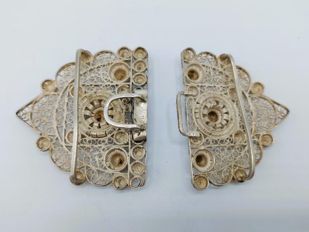 Zeeuws zilveren schortenslot, 19e eeuws, Verzenden, Zilver, Overige typen