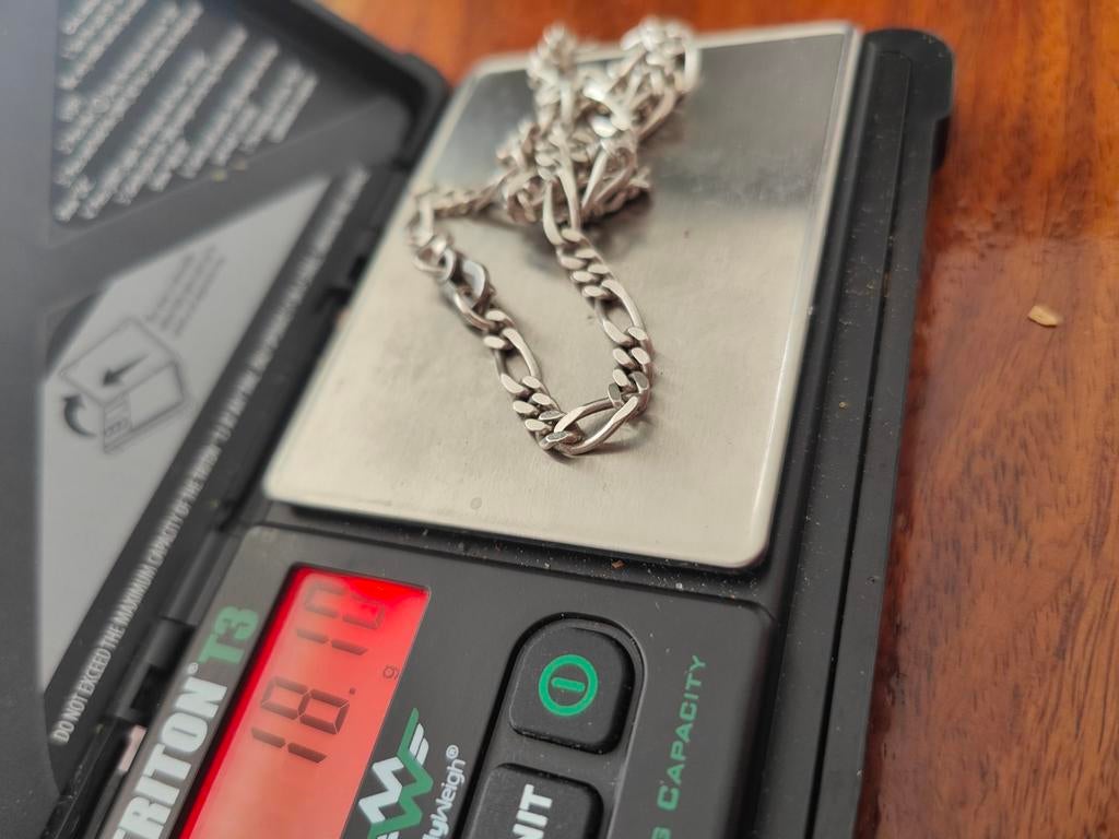 Zilveren ketting, Sieraden, Tassen en Uiterlijk, Ophalen of Verzenden