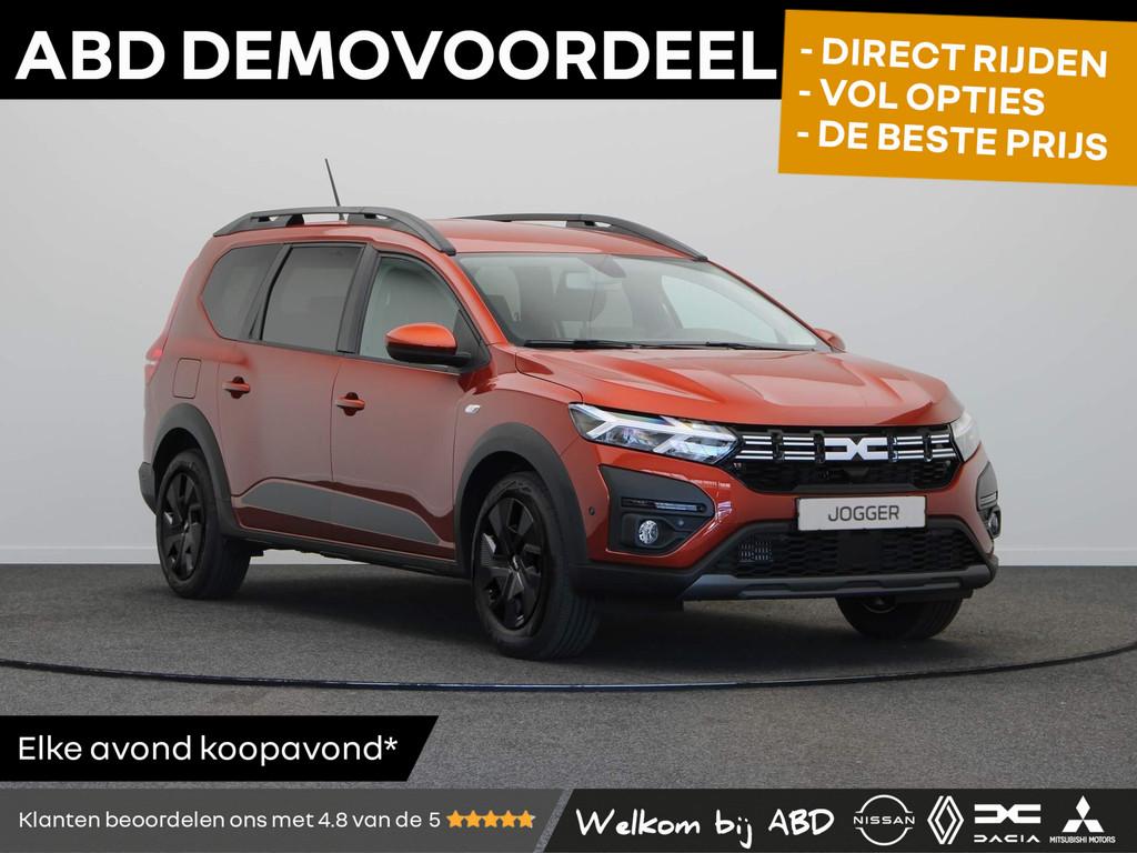 Dacia Jogger Full Hybrid 140pk Expression 7p. | Achteruitrij, Auto's, 4 cilinders, Bruin, 7 stoelen, Origineel Nederlands