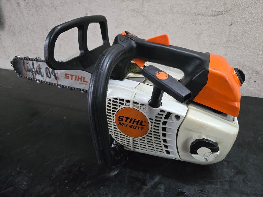 Nette Stihl MS201T Tophandle kettingzaag | Nieuw 35cm blad, Tuin en Terras, Hand-tuingereedschap, Stihl MS 201 T, Gebruikt, Stihl MS201T kettingzaag tophendel