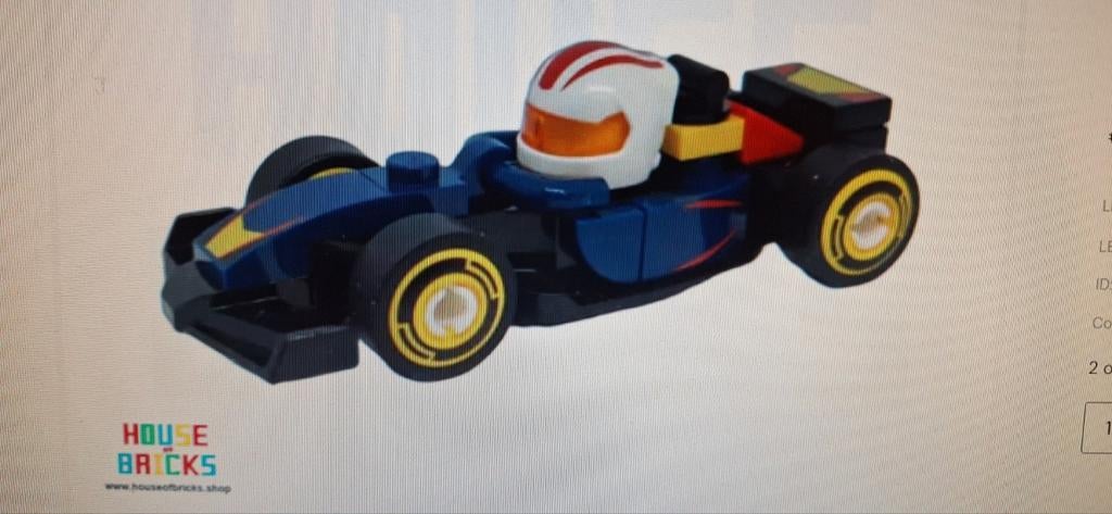 LEGO 71049-01 Formule 1 Red Bull Minifiguur Nieuw, Ophalen of Verzenden, Nieuw, Losse stenen, Lego