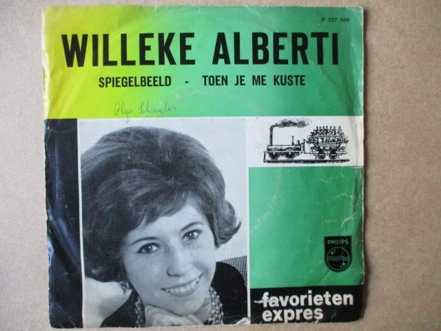 s5496 willeke alberti - spiegelbeeld, Ophalen, Gebruikt, Overige genres, 7 inch