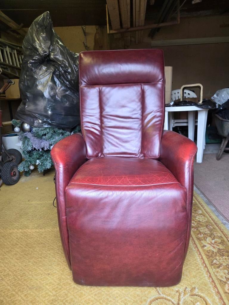 Leren sta-op-stoel, Ophalen of Verzenden, 75 tot 100 cm, 50 tot 75 cm