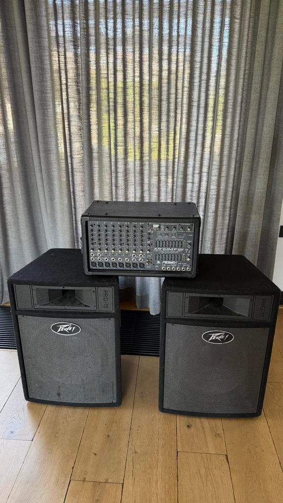 PA set voor kleine band., Ophalen, Gebruikt, Minder dan 500 watt