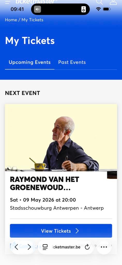 Concert Raymond van ‘t Groenewoud Antwerpem09/05/2026, Drie personen of meer