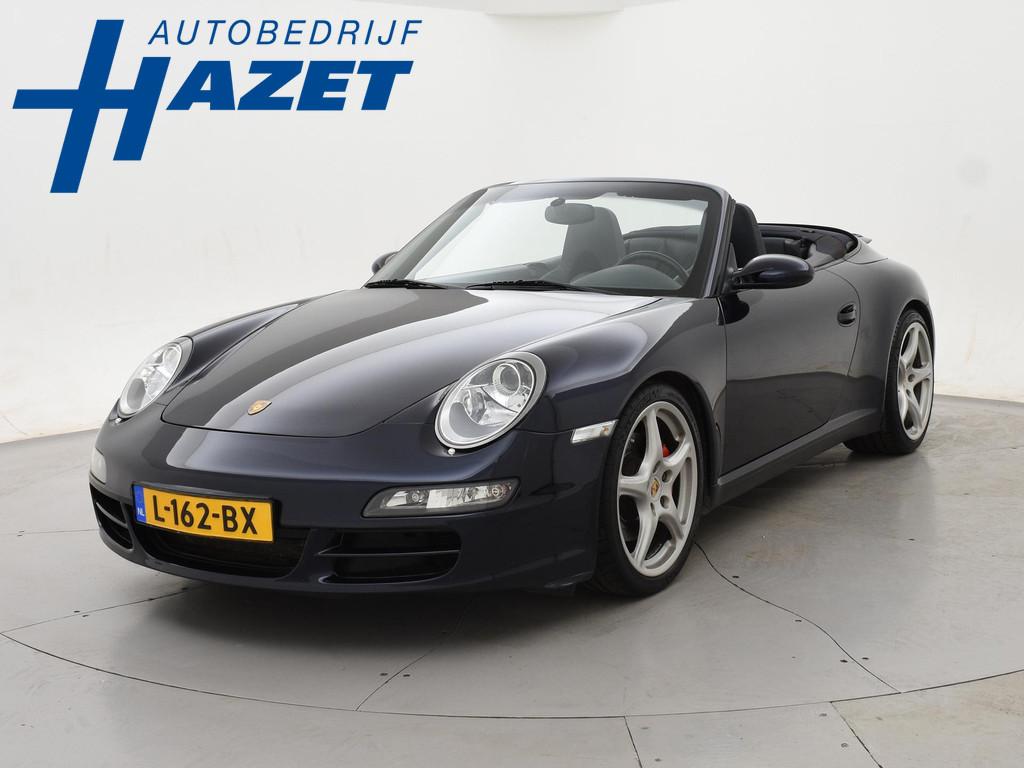 Porsche 911 Cabrio 997 3.8 CARRERA S 355 PK AUT. + HARDTOP |, Automaat, Parkeersensor, Achterwielaandrijving, Gebruikt