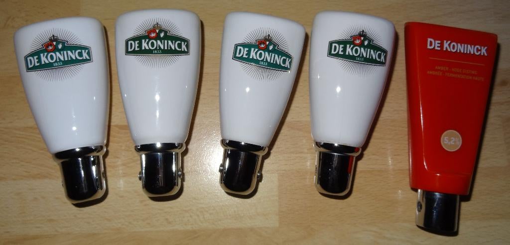 taphendel  tapknop  De Koninck, Verzamelen, Biermerken, Ophalen of Verzenden, Gebruikt, Overige merken