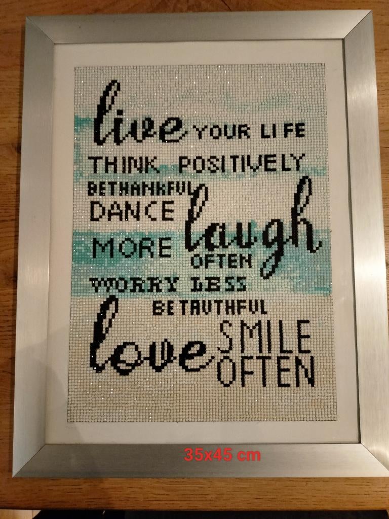 Diamond Painting Schilderijen, Ophalen of Verzenden, Minder dan 50 cm, Schilderij, Minder dan 50 cm