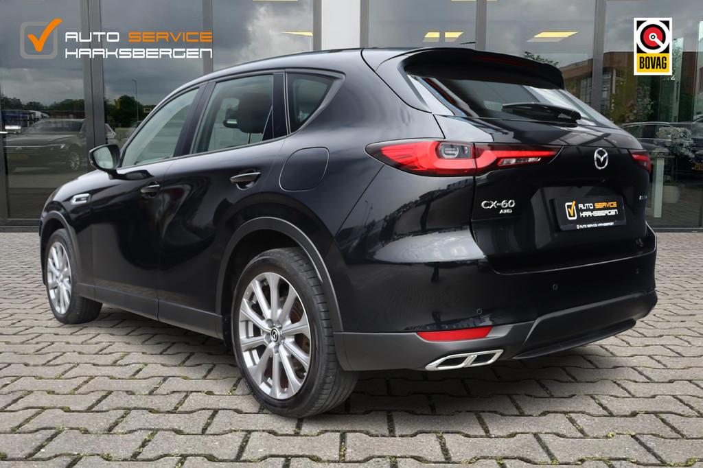 Mazda CX-60 2.5 e-SkyActiv PHEV Exclusive-Line | Trekhaak |, Automaat, Stof, Gebruikt, Zwart