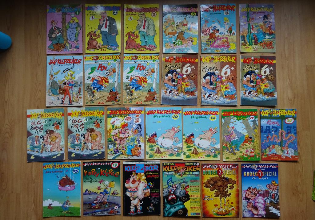 Joop Klepzeiker, 25 albums, Boeken, Stripboeken, Meerdere stripboeken, Ophalen of Verzenden, Gelezen