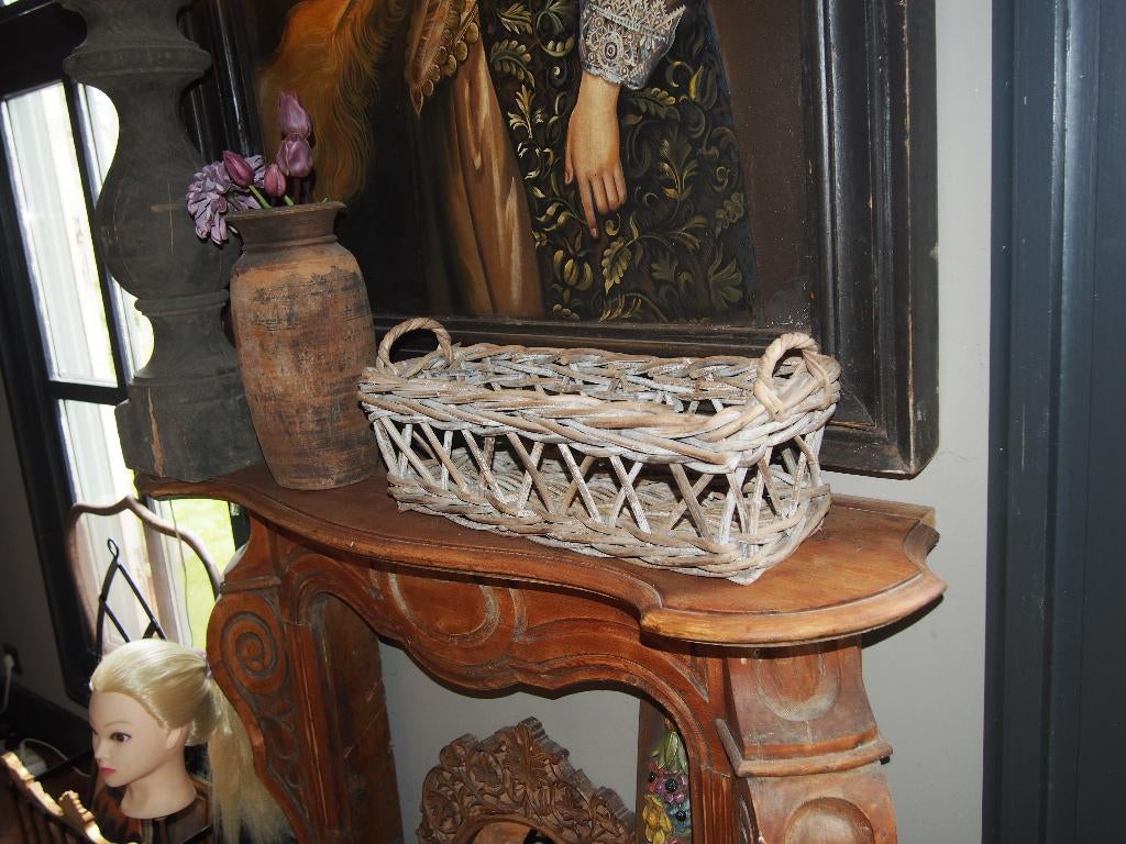 Rotan Bloembak/balkonbak, Overige materialen, Gebruikt, Minder dan 30 cm, Minder dan 60 cm