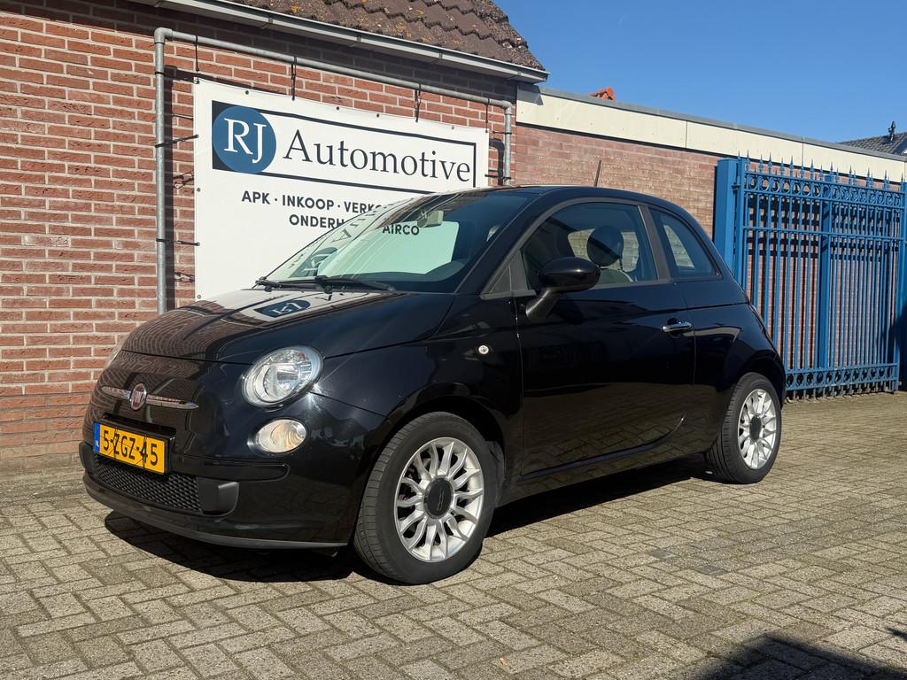 Fiat 500 1.0 TwinAir Pop (bj 2014), Gebruikt, Euro 6, 840 kg, Zwart