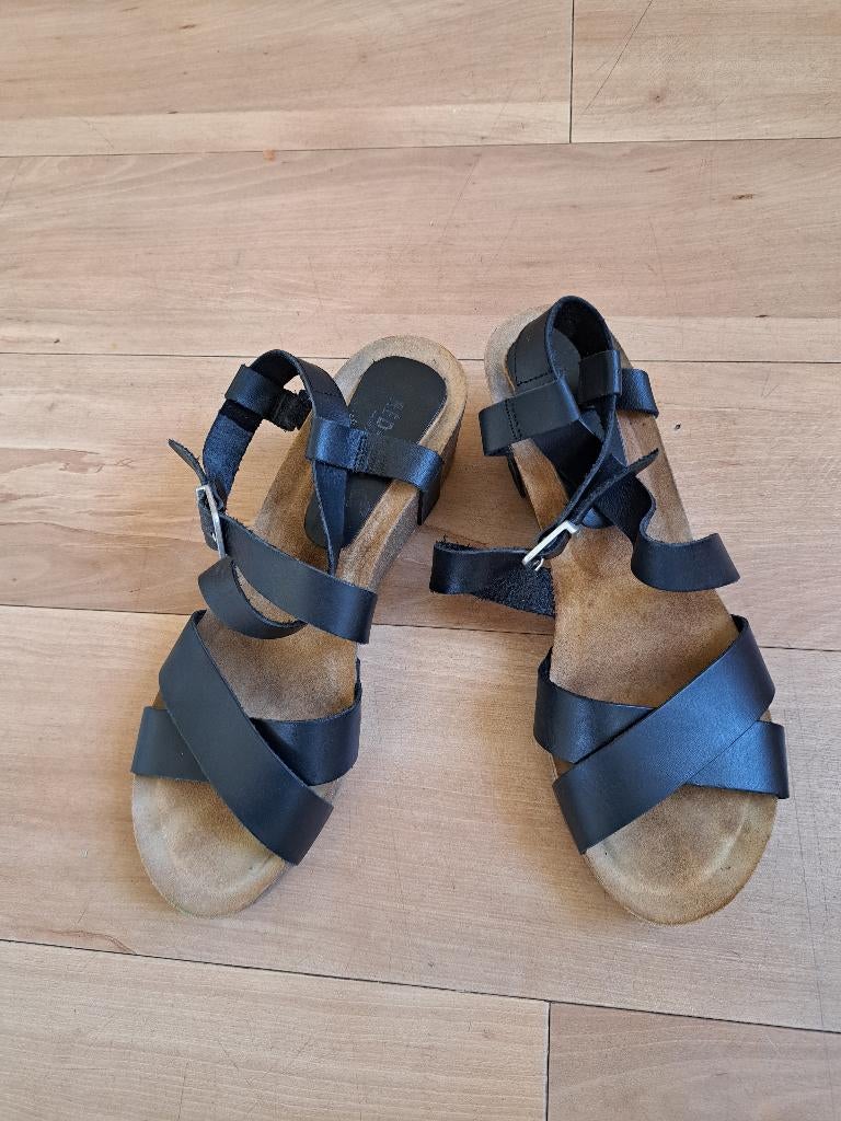 Red Rag sandalen maat 41, Kleding | Dames, Schoenen, Zwart, Zo goed als nieuw, Red Rag, Sandalen of Muiltjes