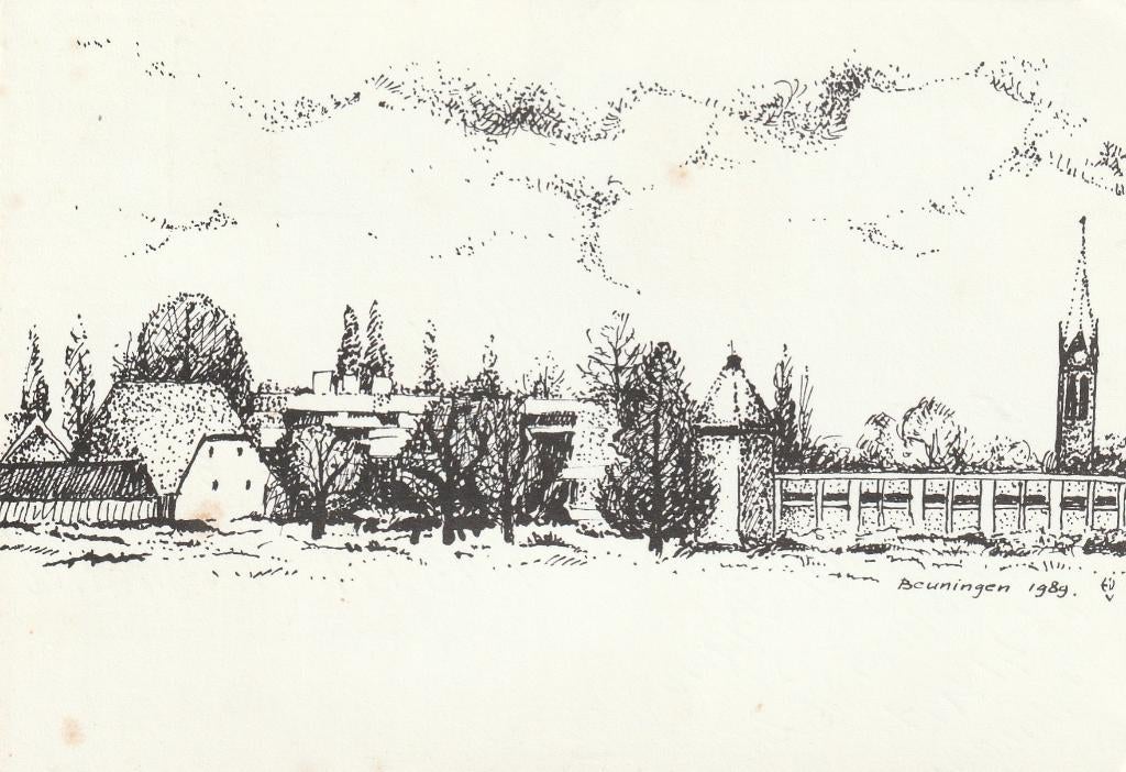 BEUNINGEN (Gld) Panorama gr.f., Verzenden, 1980 tot heden, Gelopen, Gelderland