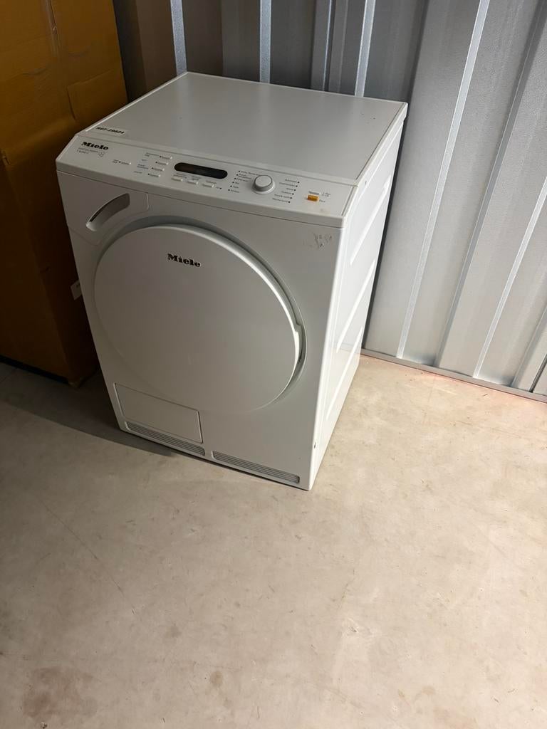 Te koop miele droog trommel condensdroger, Witgoed en Apparatuur, Wasdrogers, Zo goed als nieuw, Voorlader, 85 tot 90 cm, ..