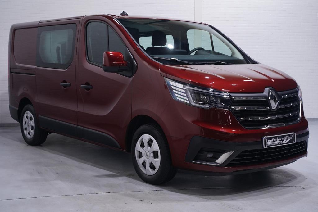 Renault Trafic 2.0 dCi 110 pk Dubbel Cabine L1 Airco, Cruise, Auto's, Bestelauto's, Voorwielaandrijving, Gebruikt, 4 cilinders