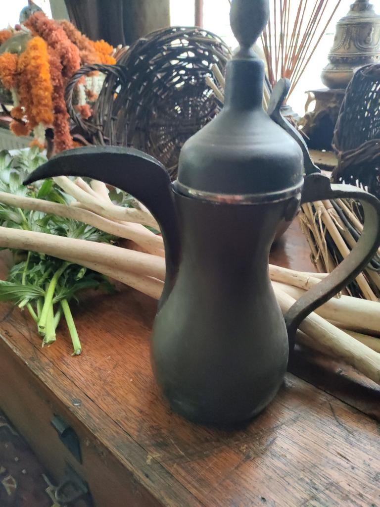 Antieke Midden Oosten pot, zwaar, Antiek en Kunst, Antiek | Koper en Brons, Ophalen of Verzenden