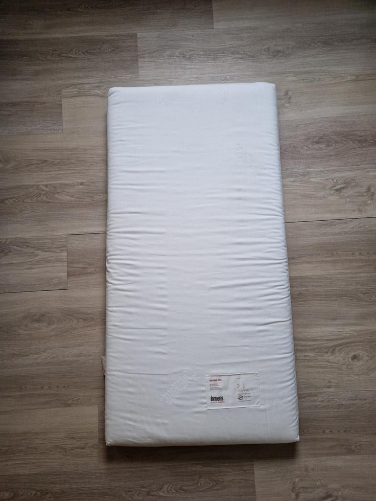 Biologische natuurlatex matras en matrasoplegger Dormiente, Gebruikt, Eenpersoons, Ophalen of Verzenden, Overige maten