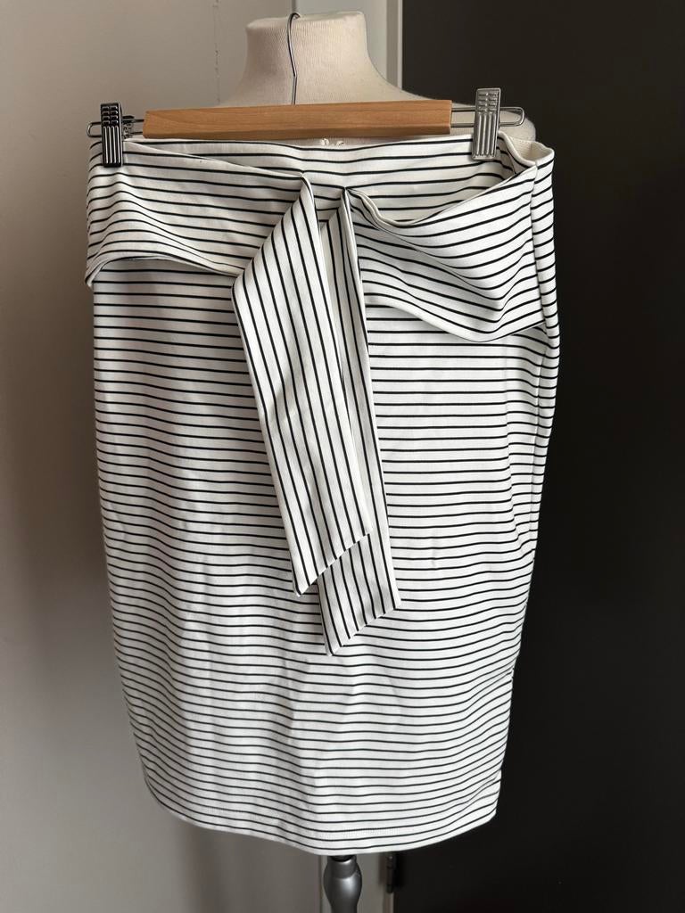 Nieuw dames rokje maat L - Zwart-wit gestreept, Kleding | Dames, Rokken, Zwart, Maat 42/44 (L), Nieuw, Ophalen of Verzenden
