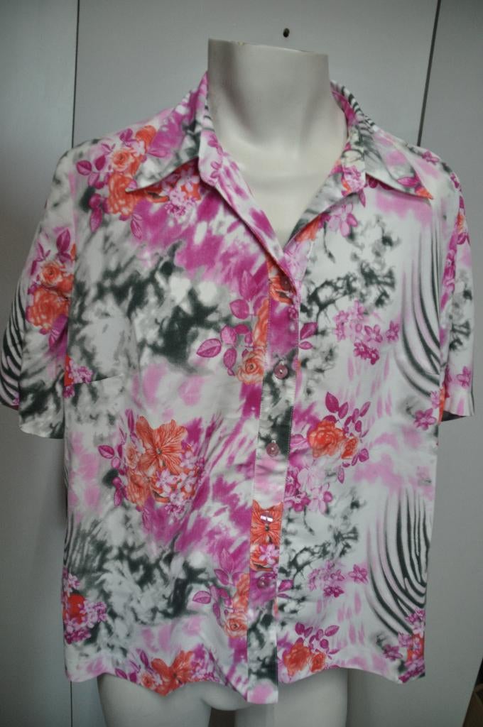 DEF17 Sensia Blouse maat 48, Kleding | Dames, Ophalen of Verzenden, Zo goed als nieuw, Maat 46/48 (XL) of groter, Roze