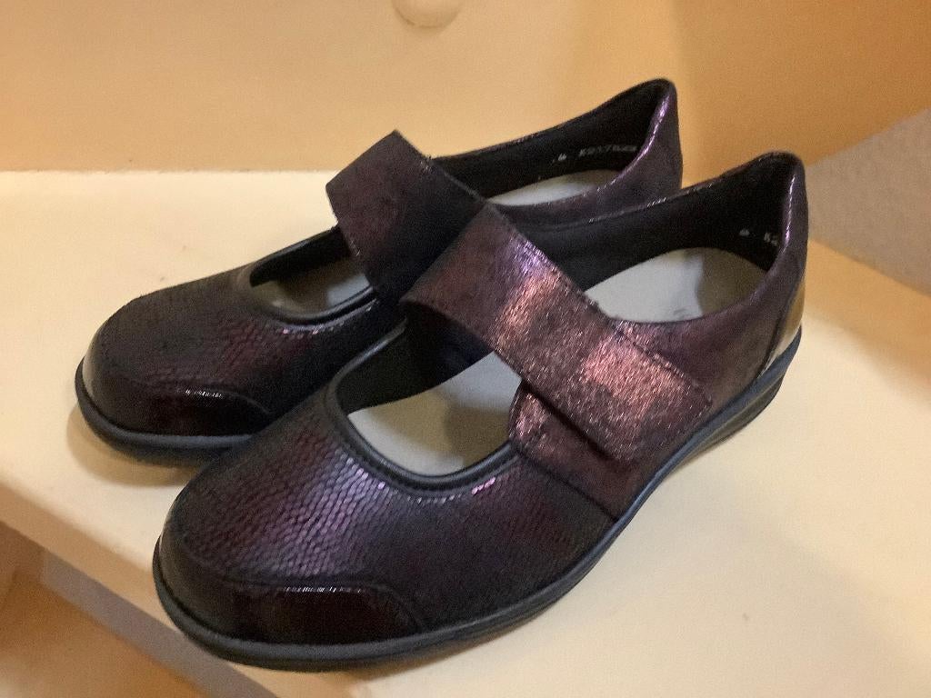 Solidus glitter schoenen instappers  ballerina’s, mt 4(36)., Overige kleuren, Solidus, Zo goed als nieuw, Ballerina's