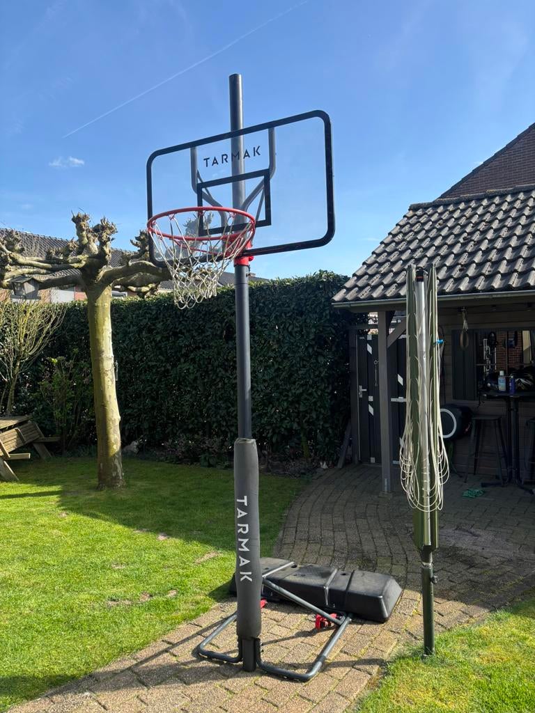 Tarmak basketbalpaal bijna nieuw, Sport en Fitness, Basketbal, Ophalen, Zo goed als nieuw, Ring, Bord of Paal