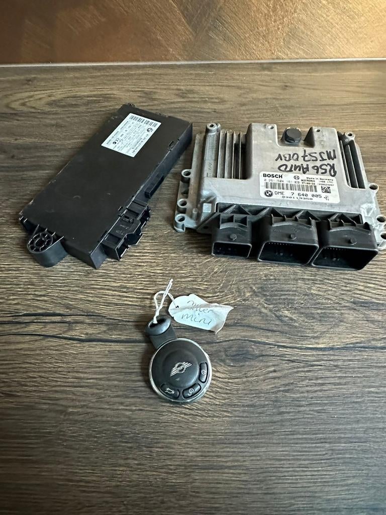 Complete Startset Mini Cooper R56 (ECU + CAS3 + Sleutel), Auto-onderdelen, Elektronica en Kabels, Ophalen of Verzenden