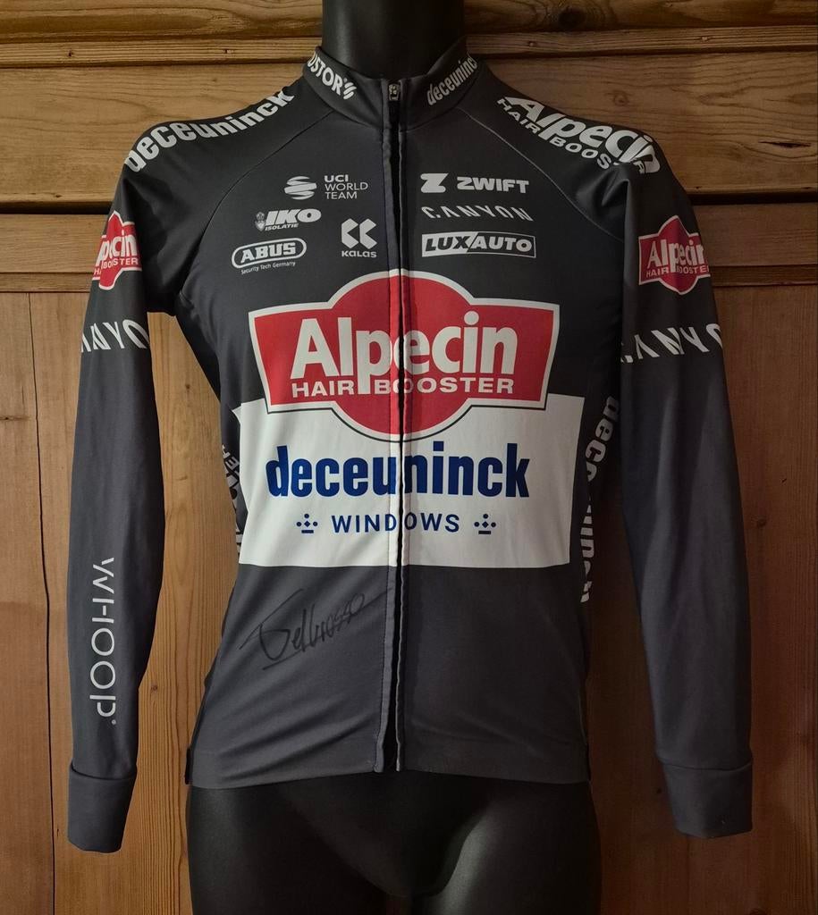 Tibor del Grosso gesigneerd shirt Alpecin-deceuninck., Fietsen en Brommers, Fietsaccessoires | Fietskleding, Ophalen of Verzenden