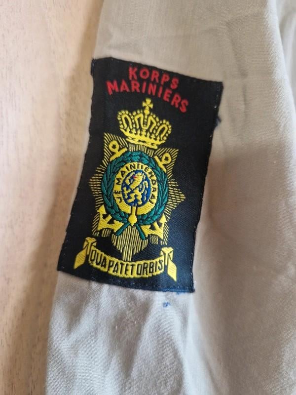 QPO Korps Mariniers Tropen Tenue Overhemd Vintage ~ maat 40, Ophalen of Verzenden, Marine, Nederland, Kleding of Schoenen