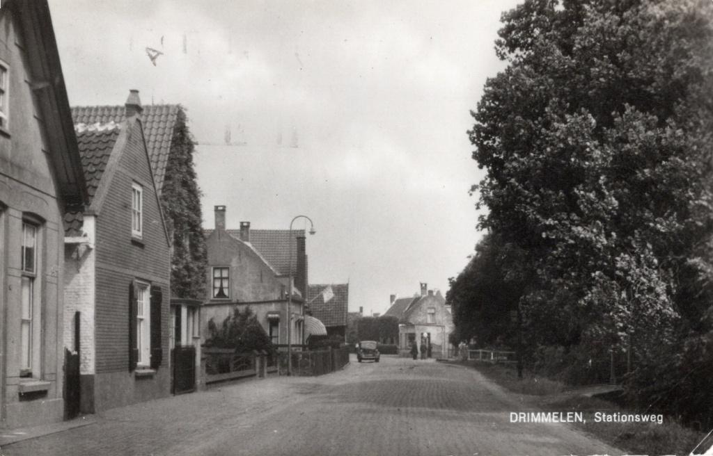 Drimmelen, Stationsweg. (C12), Verzenden, 1960 tot 1980, Gelopen, Noord-Brabant