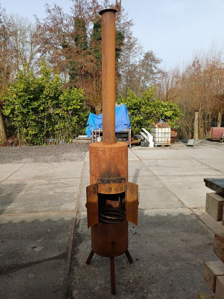 Kachel met verwarmings spiraal, Ophalen of Verzenden