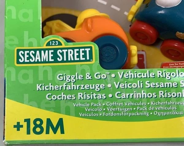 Fisher-Price Sesamstraat Ernie & Koekiemonster Auto's, Coolsingel 104, 3011 AG Rotterdam, Netherlands, Verzenden, Zo goed als nieuw