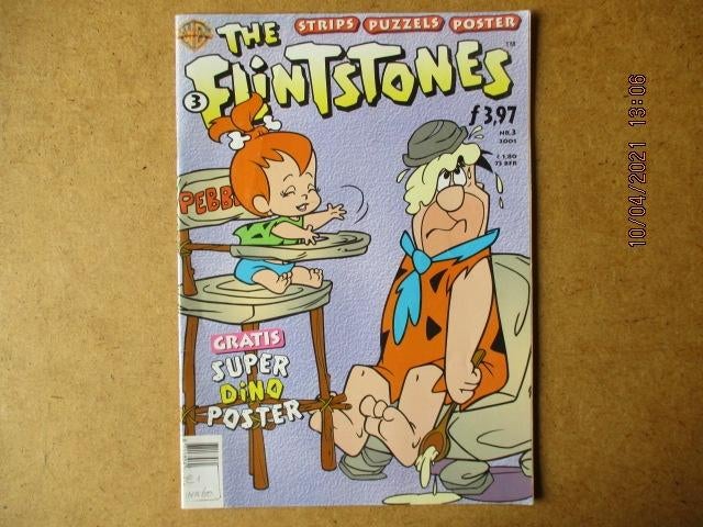 adv0919 the flintstones, Eén stripboek, Ophalen, Gelezen