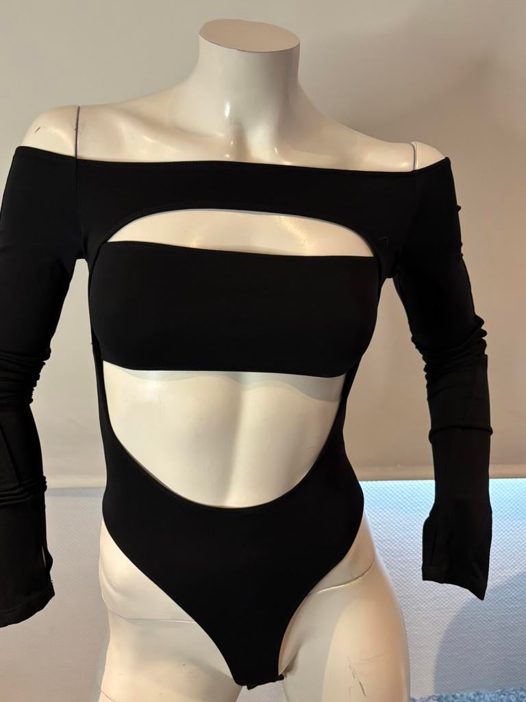 Mugler h&m body  maat 34 nieuw, Zwart, Nieuw, Ophalen of Verzenden, Lange mouw