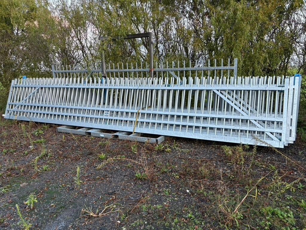 Schuifpoorten NIEUW  6 mtr x 140 cm op voorraad., Ophalen, 100 tot 150 cm, Schuifpoort, Nieuw