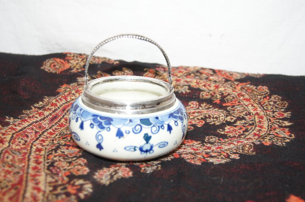 Zuikerpot ( Zilver rand, Ophalen of Verzenden