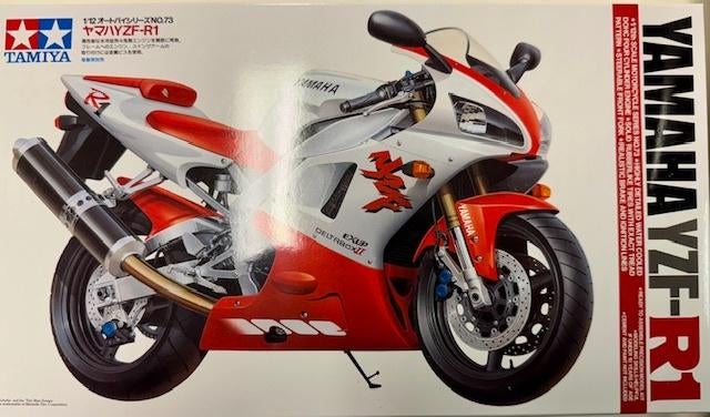 Coelianmodels, Tamiya 14073, Yamaha YZF-R1, 1/12, € 42,99, Nieuw, Ophalen of Verzenden, Tamiya, Groter dan 1:32