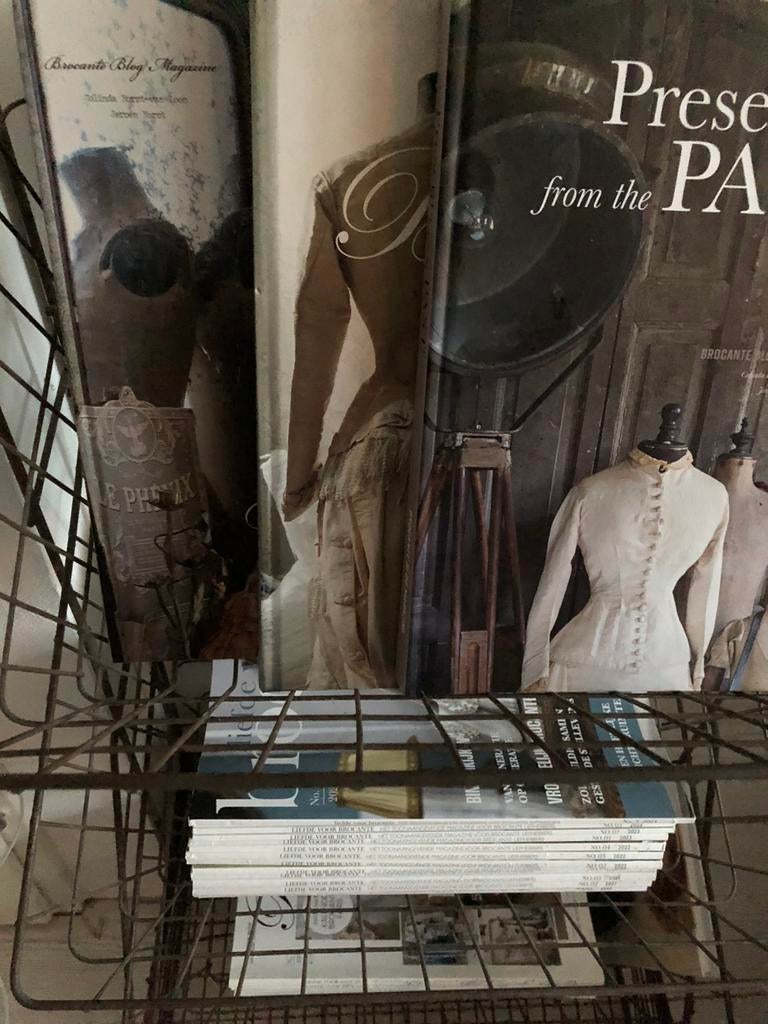 Brocant frans oud winkelrek, Ophalen of Verzenden