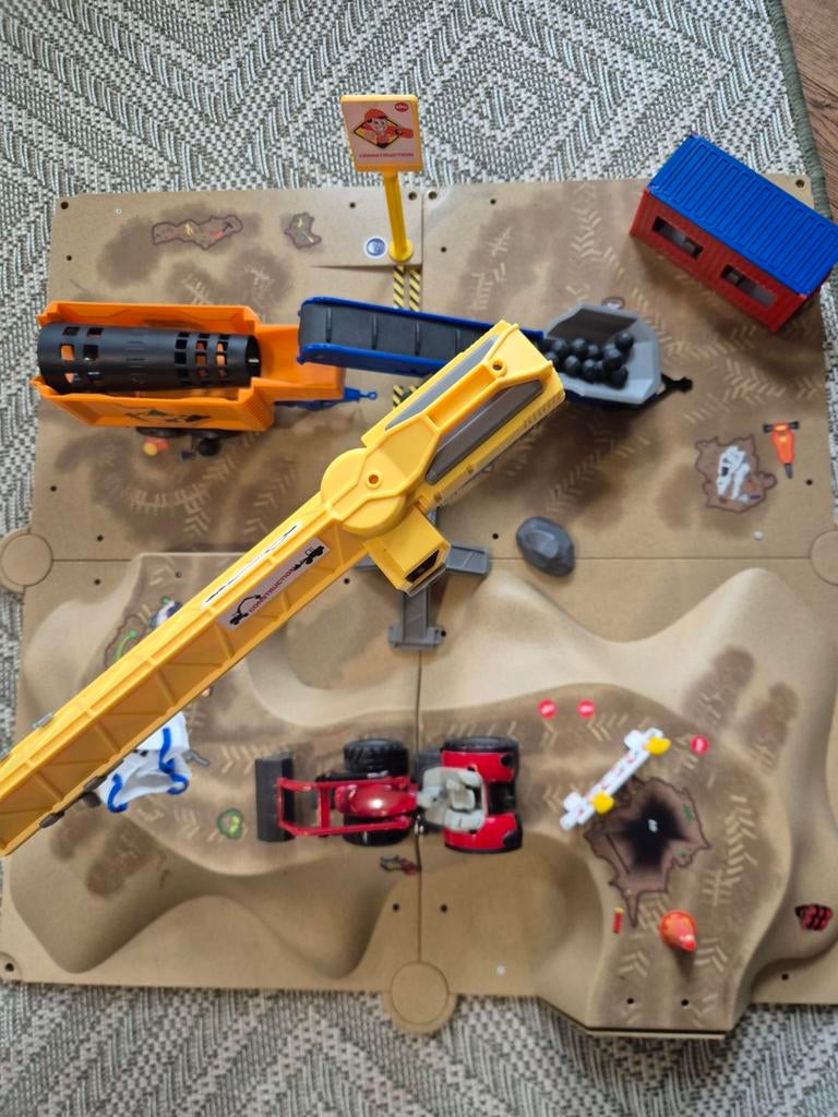 Siku World Bouwplaats Graafkuil met Kraan en Accessoires, Ophalen, Gebruikt, Jongen of Meisje