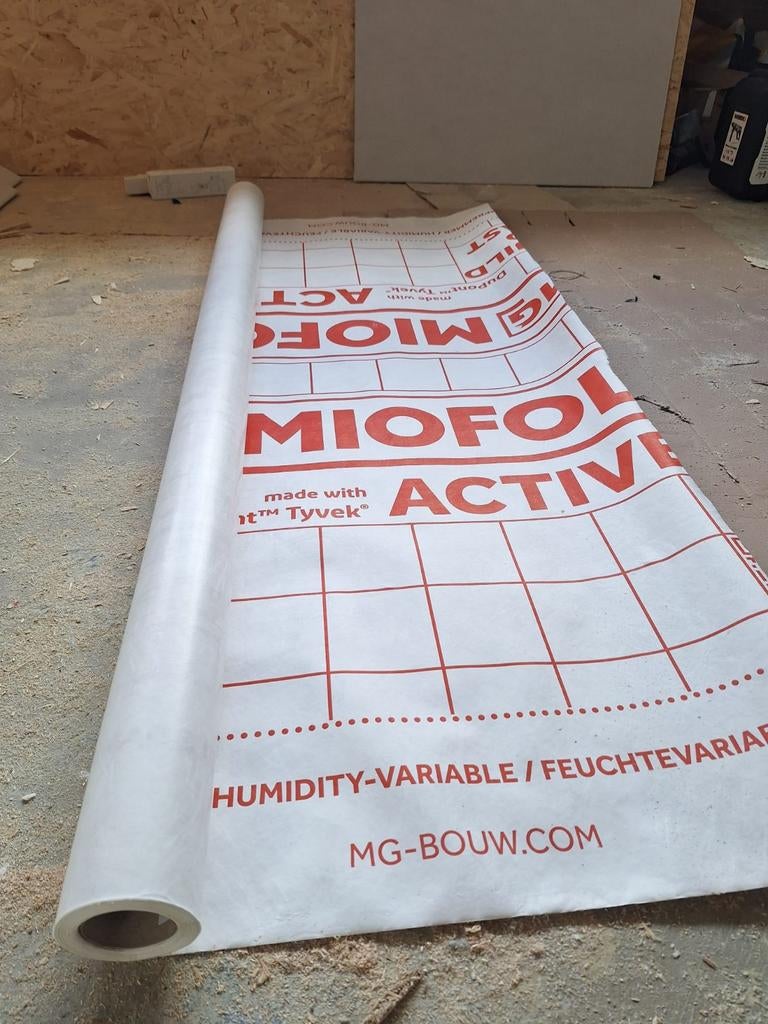 Miofol active klimaatfolie, Ophalen, Zo goed als nieuw, 15 m² of meer, Folie