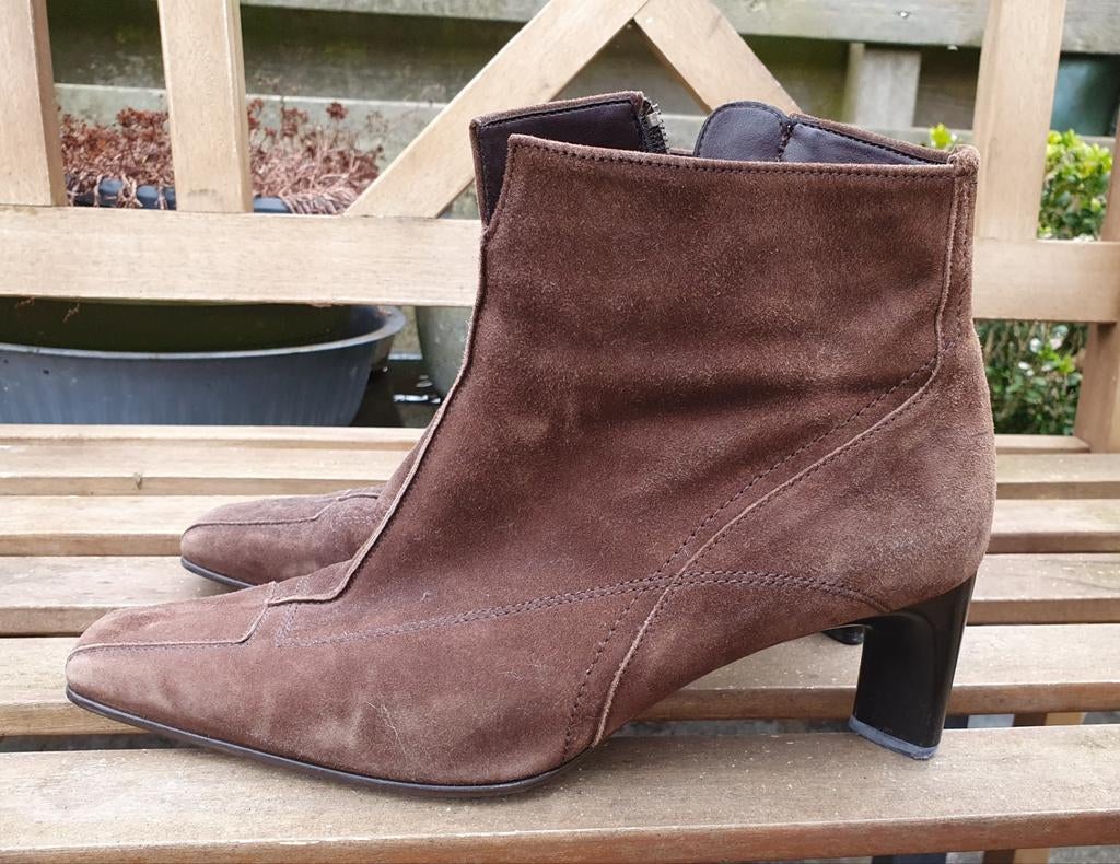 Gabor enkellaarsjes chocolade bruin suède, Kleding | Dames, Schoenen, Bruin, Verzenden, Lage of Enkellaarzen, Gabor