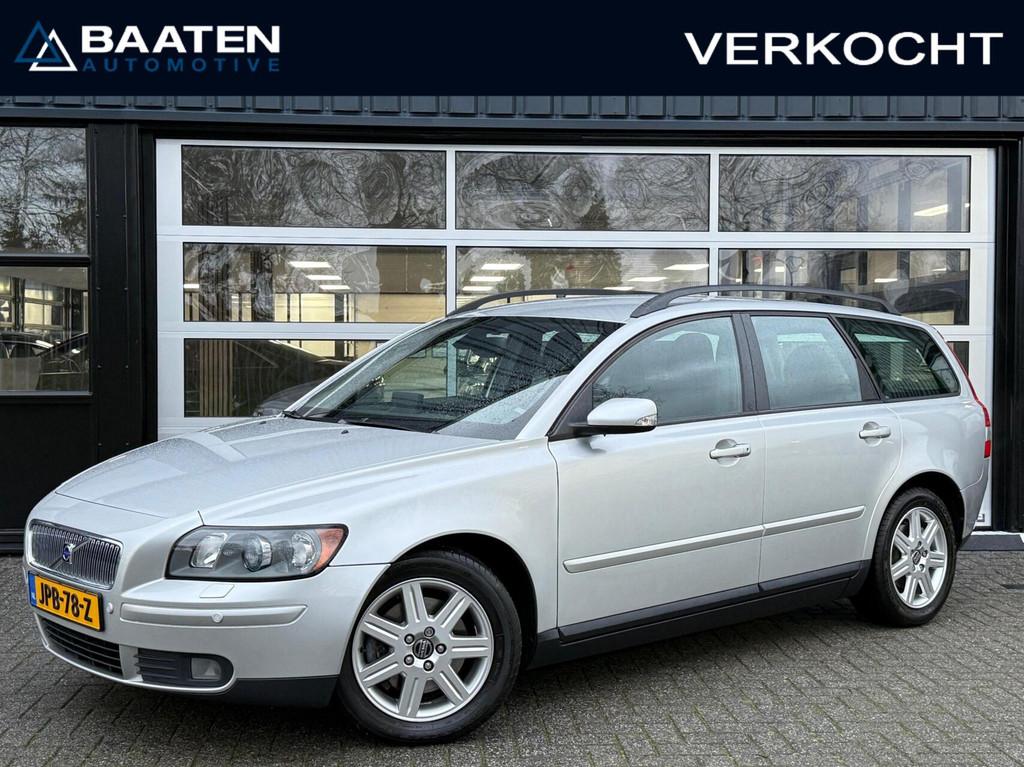 Volvo V50 2.4i 170 PK Exclusive|1e eig|Dealer onderhouden|Au, Auto's, Volvo, 700 kg, Leder en Stof, 2435 cc, 170 pk