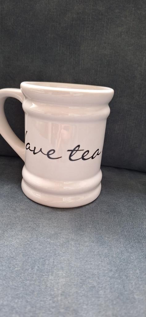 Riviera Maison mok "Have Tea With Me", Nieuw, Ophalen of Verzenden, Overige stijlen, Kop(pen) en/of Schotel(s)